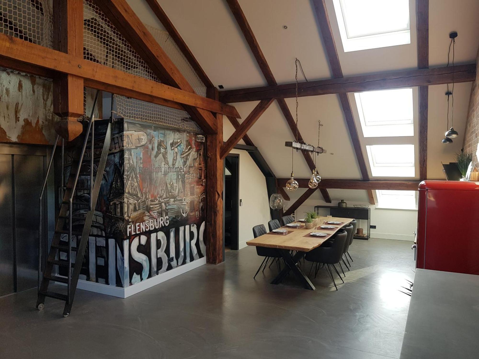 Penthouse Am Alten Zeughaus Flensburgo Exterior foto